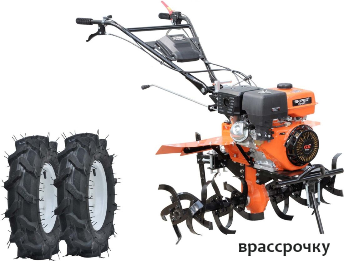 Мотоблок Skiper SP-1800SE Expert (колеса 5.00-10)