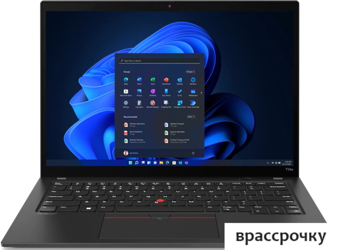 Ноутбук Lenovo ThinkPad T14s Gen 3 Intel 21BR00DWRT