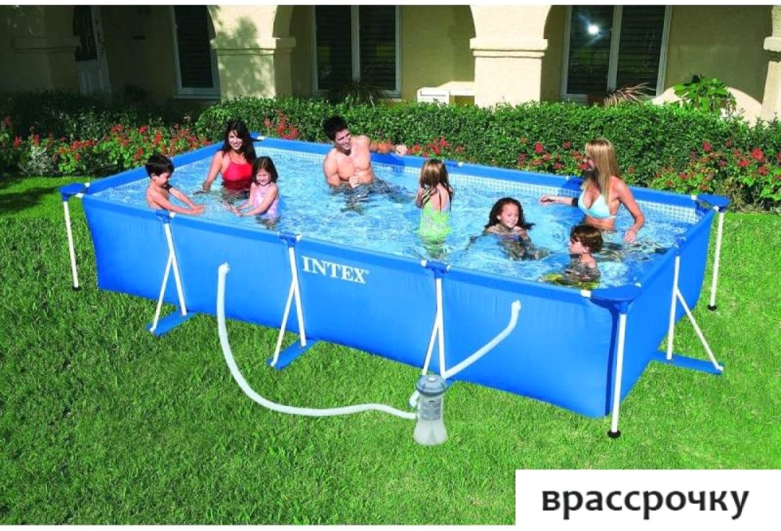 Каркасный бассейн Intex Rectangular Frame Pool 28274 (450x220x84)