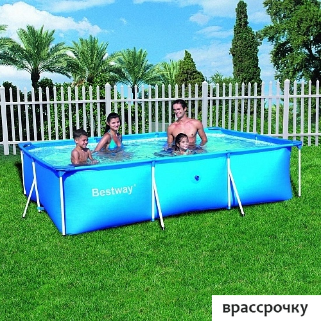 Каркасный бассейн Bestway 56404 (300х201х66)