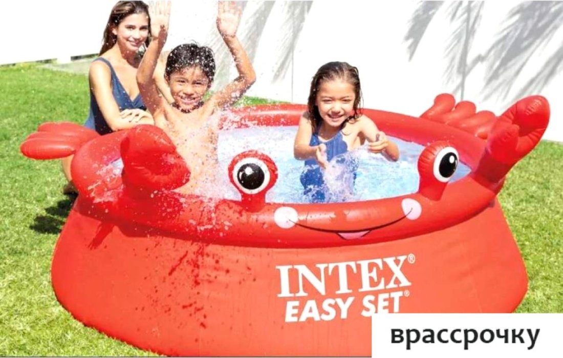 Надувной бассейн Intex Easy Set Веселый Краб 26100 (183х51)