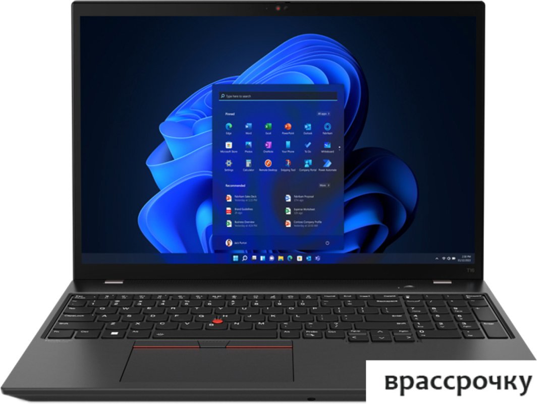 Ноутбук Lenovo ThinkPad T16 Gen 1 Intel 21BV0027RI