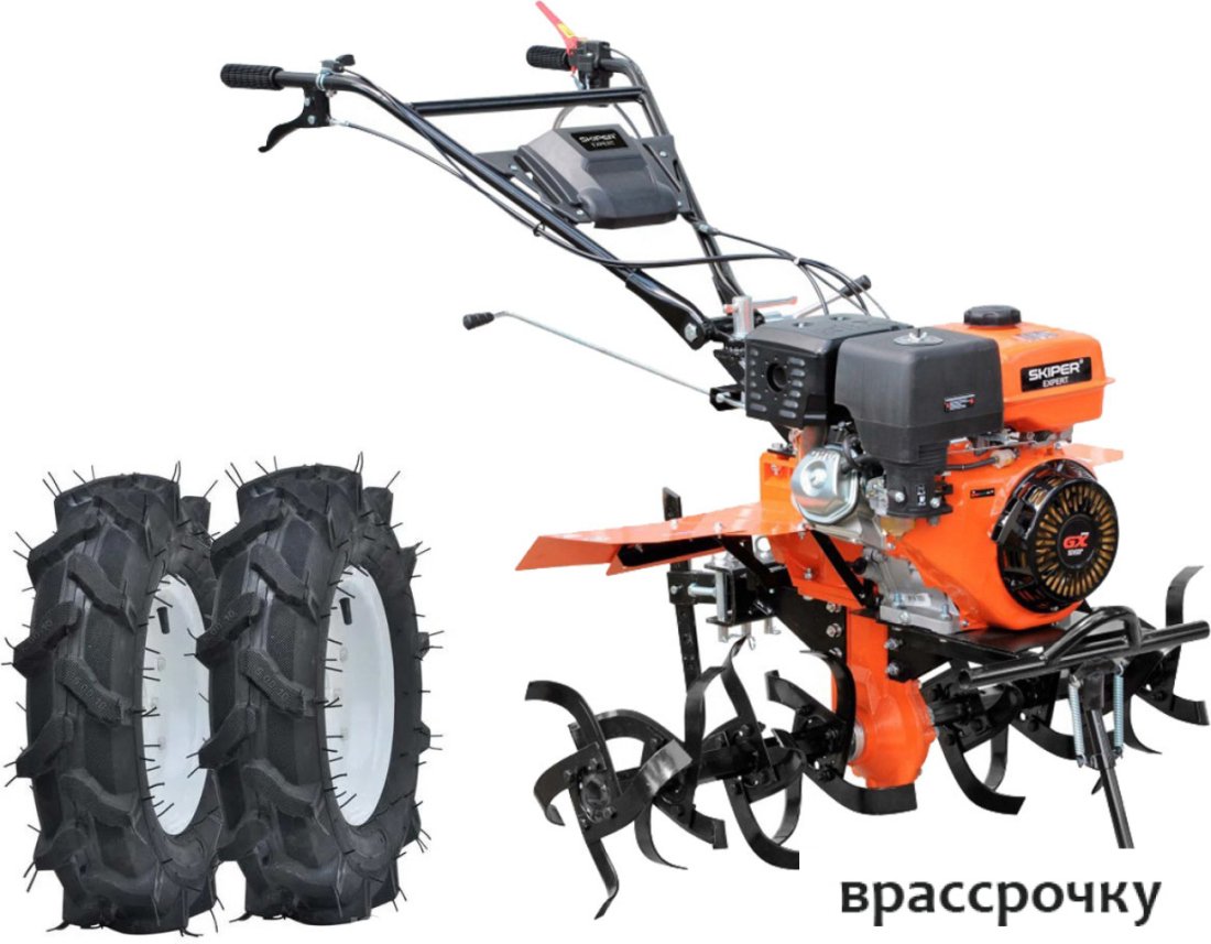 Мотоблок Skiper SP-1400SE Expert (колеса 5.00-10)