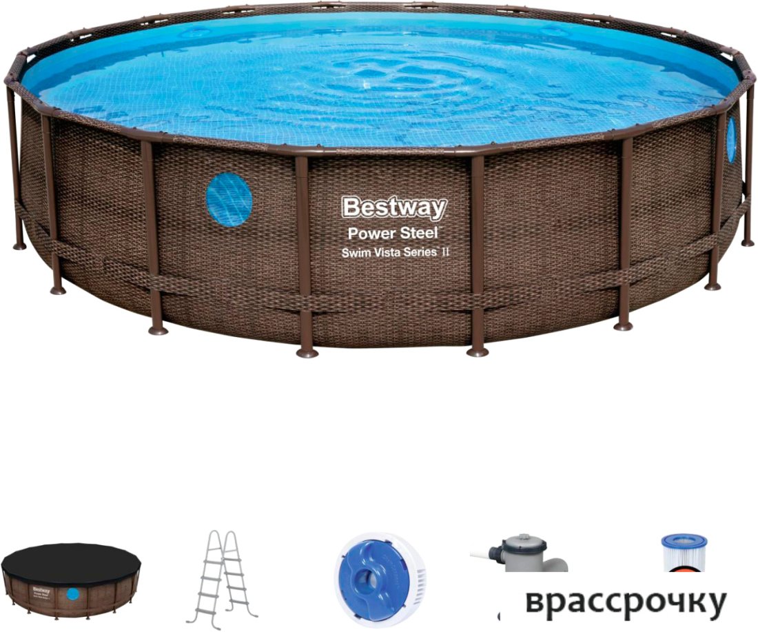 Каркасный бассейн Bestway Power Steel 56977 (549x122)