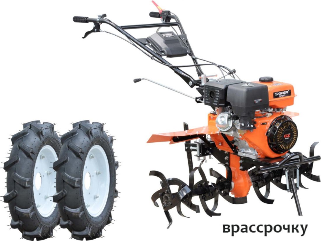 Мотоблок Skiper SP-1800SE Expert (колеса 4.00-10)