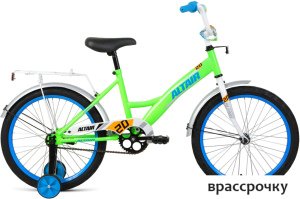 Детский велосипед Altair Kids 20 2022 (ярко-зеленый/синий)