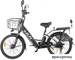 Электровелосипед Eltreco Green City E-Alfa New 2020 (серебристый)