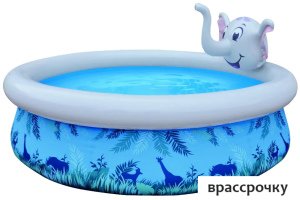 Надувной бассейн Jilong Elephant 3D Spray Pool 17821 (205x47)