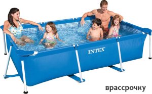 Каркасный бассейн Intex Rectangular Frame 220х150х60 (58983/28270)