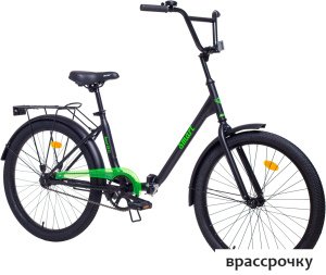 Велосипед AIST Smart 24 1.1 (черный/салатовый, 2017)