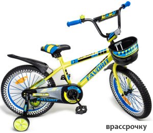 Детский велосипед Favorit Sport 18 SPT-18GN (лайм)