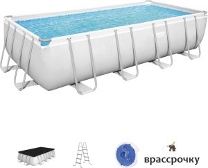 Каркасный бассейн Bestway Power Steel 56671 (488x244x122)