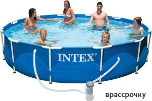 Каркасный бассейн Intex Metal Frame 366х76 (56996/28212)