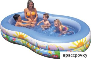 Надувной бассейн Intex Paradise 262x160x46 (56490)