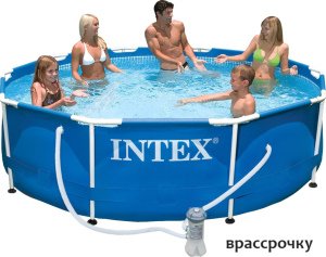 Каркасный бассейн Intex Metal Frame 305х76 (56999/28202)