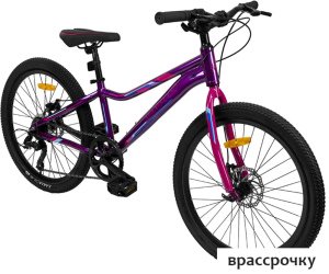 Детский велосипед Maxiscoo Starlight MSC-SL2401-7-G (темный маджента)