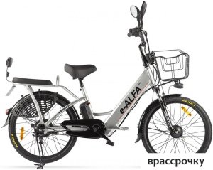 Электровелосипед Eltreco Green City E-Alfa New 2020 (серебристый)