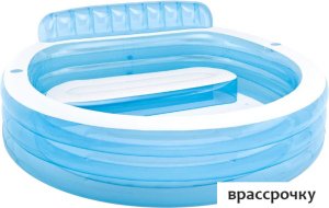 Надувной бассейн Intex Swim Center Family Lounge 224x216x76 (57190)