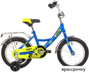 Детский велосипед Novatrack Urban 14 2022 143URBAN.BL22 (синий)